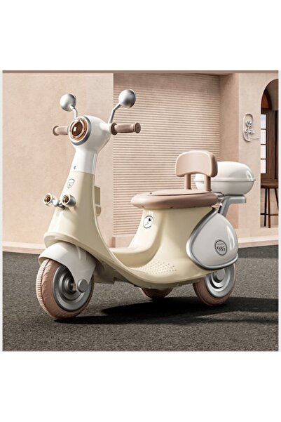 FONIX Детски електрически мотоциклет Comando с 3 колела, включени батерии, Bl...