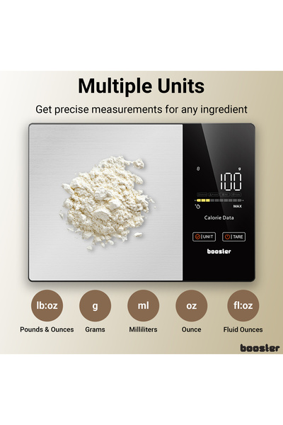 BOOSTER REVIEW Cantar de bucatarie inteligent Booster™ SmartSense