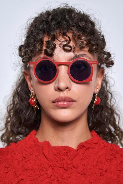Bilge Karga Triarc Red Black Sunglasses