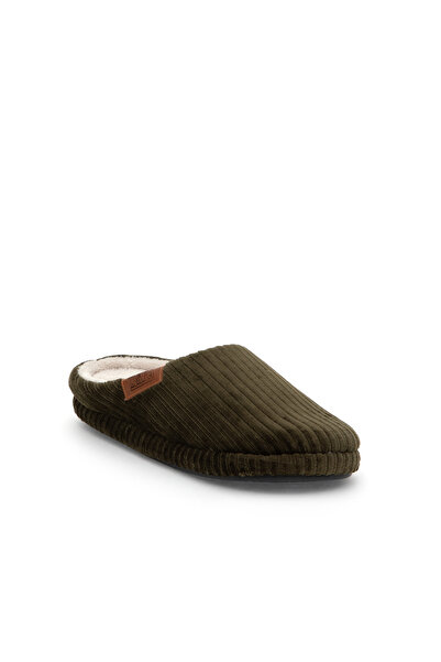 U.S. Polo Assn. Men's Dark Green Slippers 50317679-Vr079