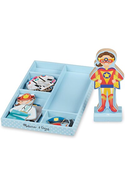 Melissa & Doug Nina Magnetic Ballet Dress-Up Set, Plastic, Multicolor