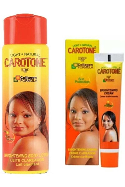 Carotone لوشن تفتيح الجسم 215 مل وكريم تفتيح 30 مل