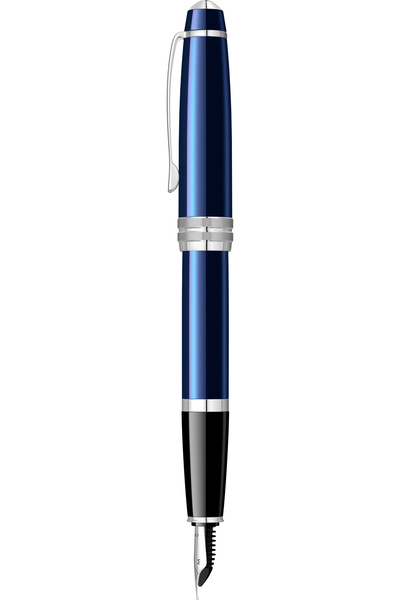 Cross Bailey Blue Lacquer CT Metallic pen, blue