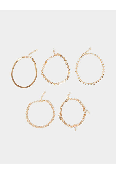 Styli Set of 5 - Link Chain Anklets