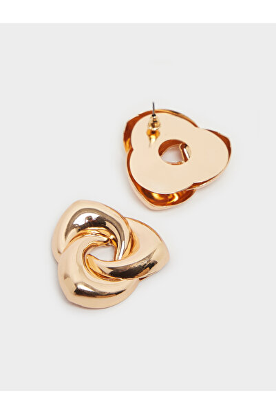 Styli Metallic Finish Stud Earrings