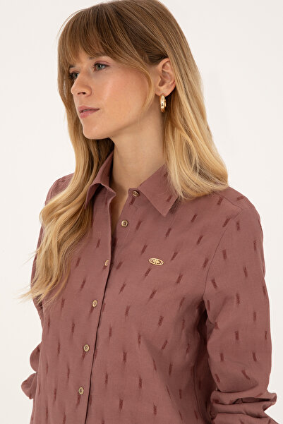 U.S. Polo Assn. Women's Orchid Long Sleeve Shirt 50308707-Vr221