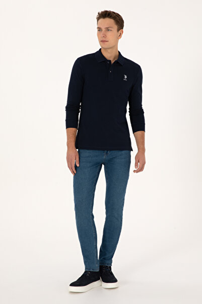 U.S. Polo Assn. Men's Navy Blue Basic Sweatshirt 50307687-Vr033
