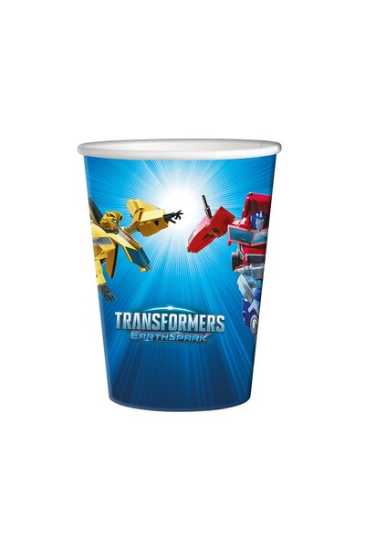 BEENsmile Set 8 pahare Transformers 250 ml