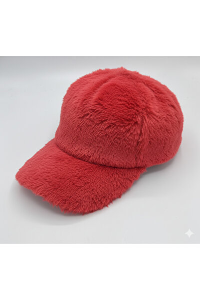 GONCA ŞAPKA Kadın Kışlık Peluş Şapka Kep Trendy Baseball Cap