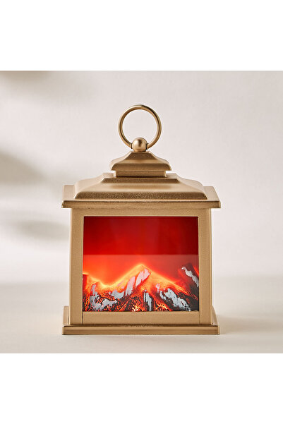 Lifestyle فانوس LED محمول بدون لهب مع USB