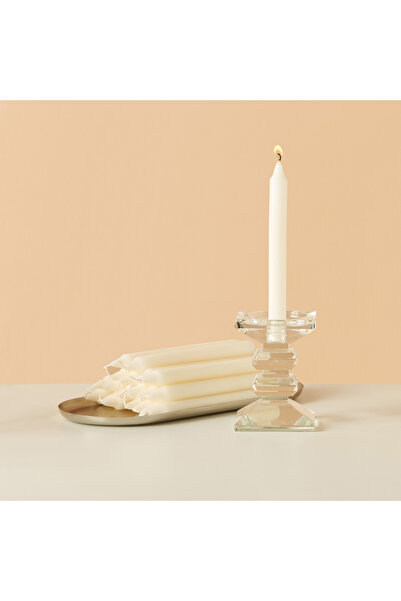 Lifestyle مجموعة شموع أساسية غير معطرة، مكونة من 20 قطعة - 20 سم