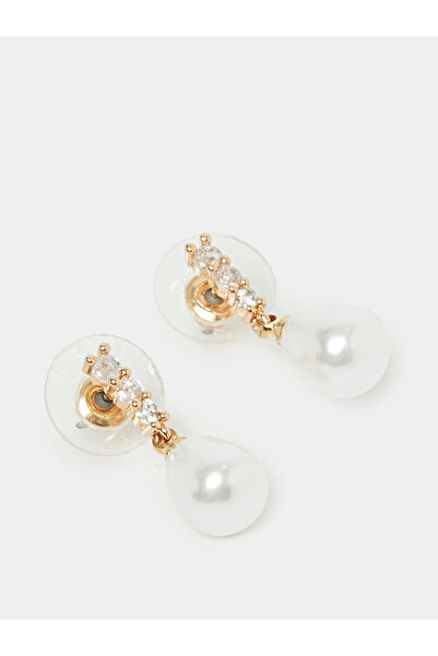 Styli Faux Pearl Drop Earrings