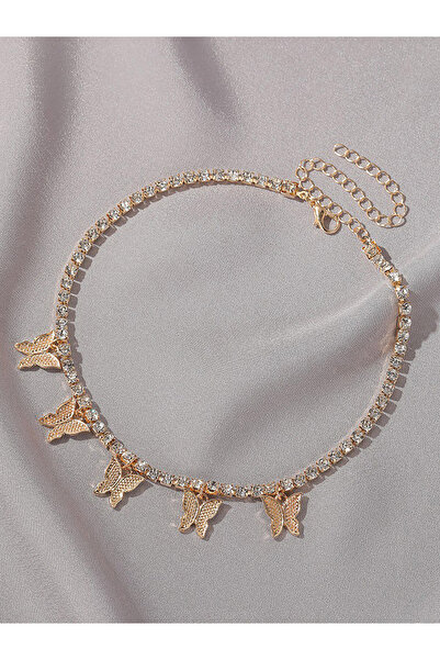 Take Two By Styli Embellished Butterfly Charm Necklace