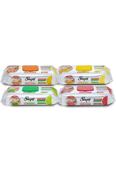 Sleepy Easy Clean Süper Yüzey Temizlik Mutfak Havlusu&Mendili Karma Paket 4X50 (200 Yaprak)