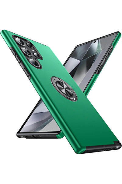 MobileSmart Husă pentru Samsung Galaxy S24 ULTRA, Protecție Militară, Inel 36...