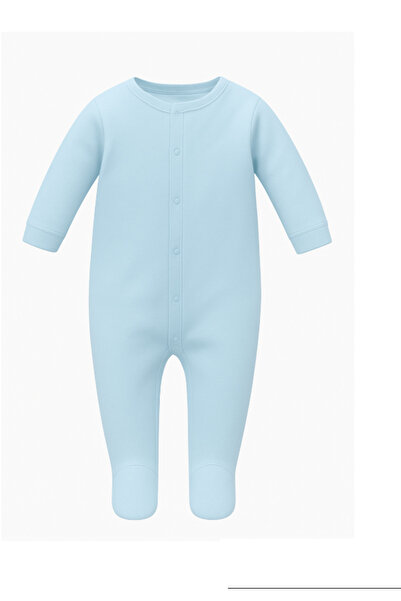 Bubu-Still Children's jumpsuit, colored, with snaps, 1-3 months