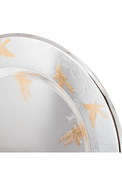 Dania A luxurious serving tray with a bird pattern 🕊️✨ – a touch of elegance, 30 cm in size