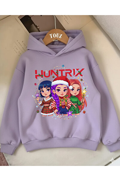 Touz Moda Christmas Young Kpop Demon Hunters 3-Thread Thick Sweet Hoodie