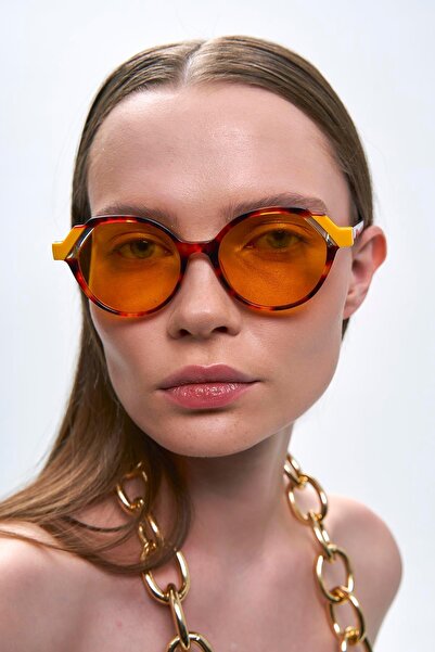 Bilge Karga نظارات شمسية مود ليوبارد أورانج