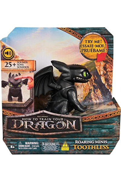 Dreamworks Dragons Interactive 9 cm Dragon Figure – 25+ Sound Effects, Touch Sensor
