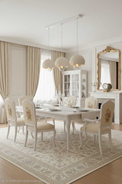 GLOBELUX Beton Görünümlü İskandinaw & Bohem Tarzı Uzun 3 lü Şık tasarı Sarkıt Avize (Ampul hediyeli)