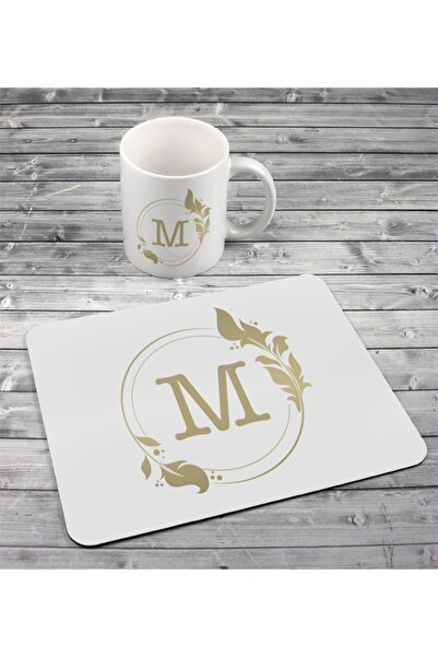 EJOYA Hediyeji Gold Pera Kişiye Özel Kupa Fincan Ve Mouse Pad 86480