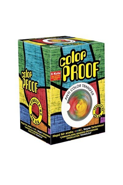 Genel Markalar Chc Color Proof Çamaşır Mendili 6x12’li / Beyaz, Renkli Aynı A...