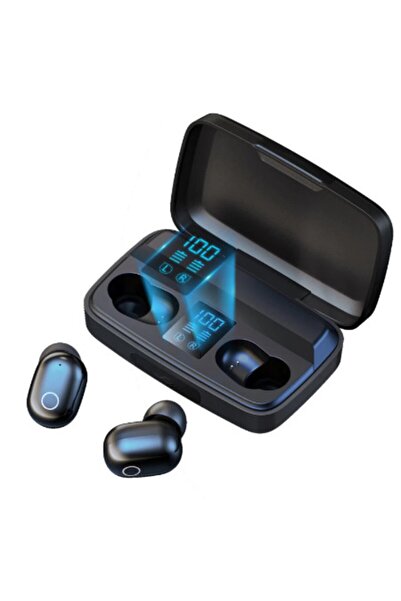 Dynego Bluetooth Kablosuz Kulaklık 2000 Mah 5.0 Spor Led Dijital Ekran Şarj K...