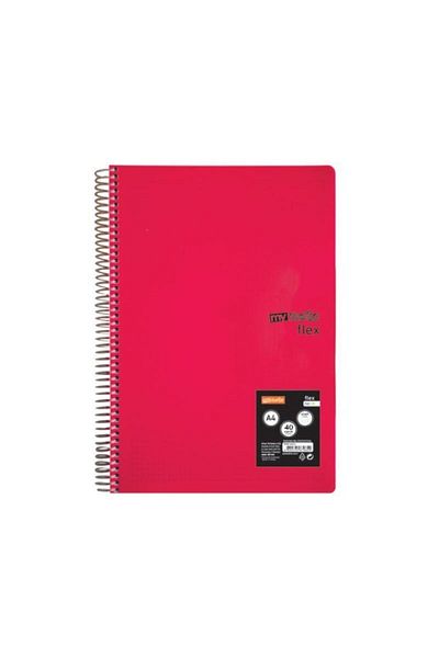 Mynote فليكس PP 40 ورقة A4 دفتر ملاحظات بخط حلزوني UC38040C