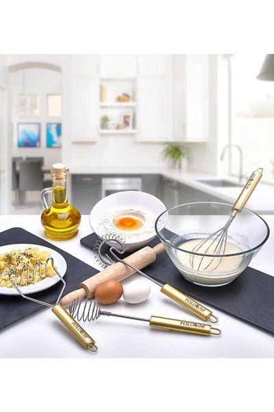 Cosiness 4-Piece Beater Set - Gold