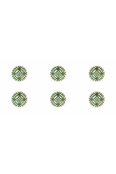 Porland Morocco Green Tea Plate 12 cm Set of 6