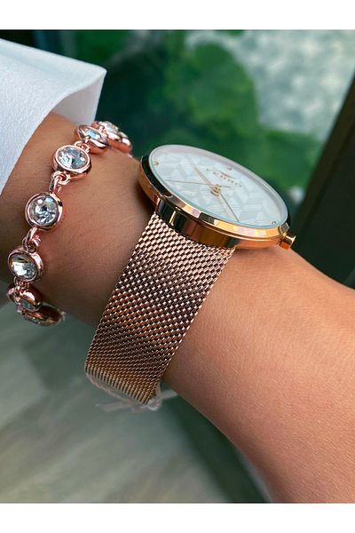 FERRO Original Steel Women's Watch + Bracelet Gift
