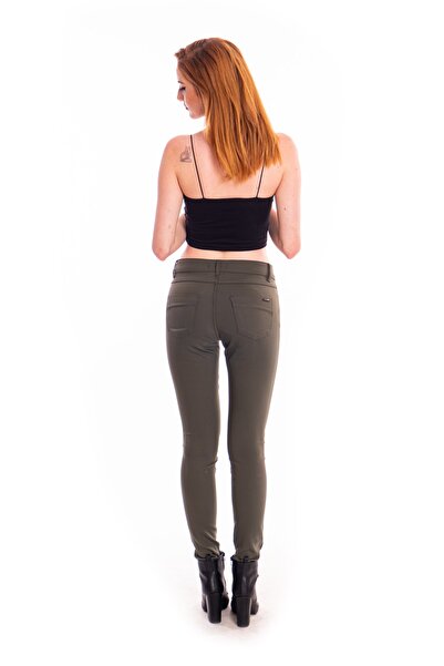 CEYS'S Yeşil Parlak Kumaş Pantolon