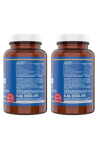 NCS Lutein and Astaxanthin Tablets - 15 Mg, 12 Kg, 120 Tablets, 2 Boxes
