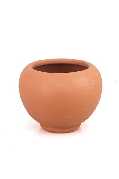 Kapadokya Çömlekçilik Orta Boy Topan Küre Tipi Doğal Terleyen El Yapımı Çömle...