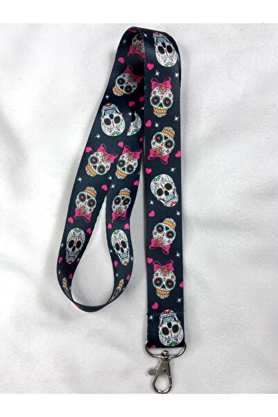Hediyebum Curea de gât cu craniu colorat