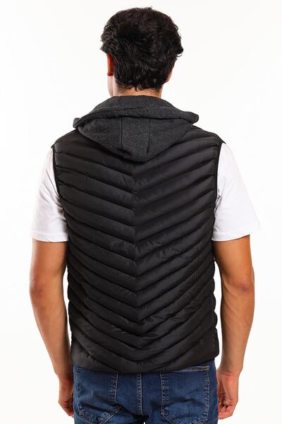 Slazenger Μαύρο ανδρικό γιλέκο - Κομψό και άνετο