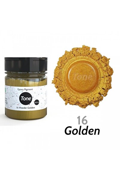 Resinin Tone Powder Golden Epoksi Toz Sedef Renk Pigmenti 100 Ml