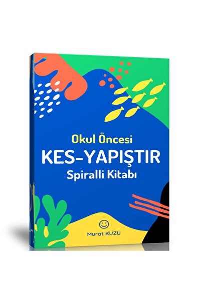 Enine Boyuna Eğitim Preschool Cut-And-Paste Book (Spiral Book)