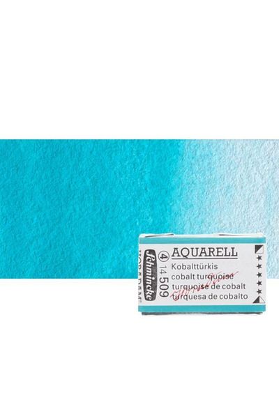 Schmincke Horadam Aquarell 1/1 Tablet 509 Cobalt Turquoise Series 4