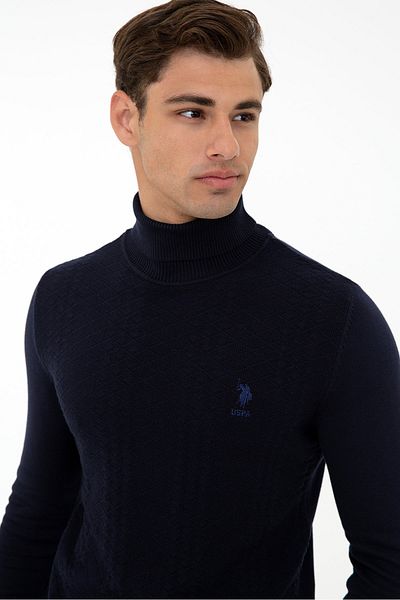 U.S. Polo Assn. Тъмносин мъжки пуловер