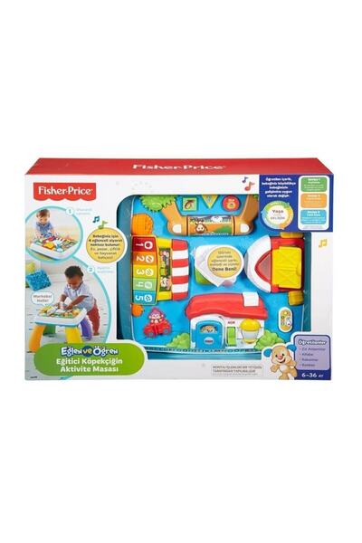 FISHER PRICE Fisherprice Eğitici Köpekçiğin Aktivite Masası (türkçe-ing )drh44