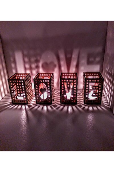 Bilge Lazer Bilge Sevgililer Günü Sevgiliye Hediye Ev Hediyesi Ahşap Dekorasy...