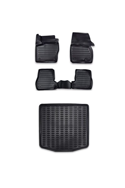 Leader First Focus 3 Sedan 3d  Uyumlu Havuzlu Paspas + Bagaj Havuzu 2011-2014