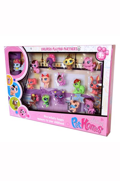 Minişler Pet Shop Minis Littles Pet Shop 15-Piece Character Set 3