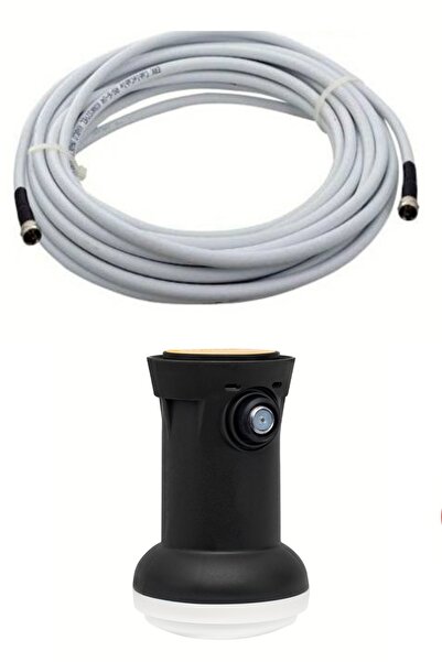 usin 30 Metre Uydu Kablosu Tekli Çıkış Çanak Uydu Lnb F Konnektör1 Li 4k Full Hd 3d Single Lnb