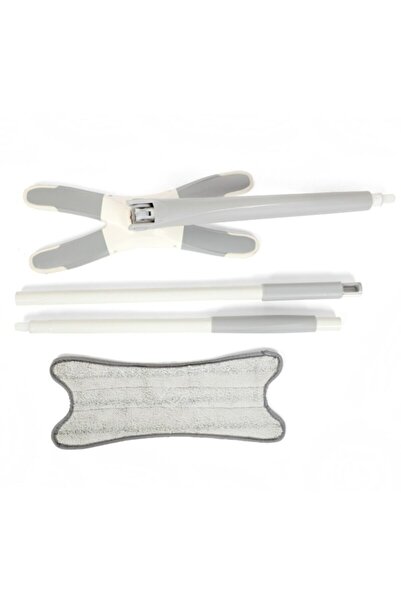 Vadi 360 Derece Dönebilen Kendinden Sıkmalı X Mop + Yedek Bez