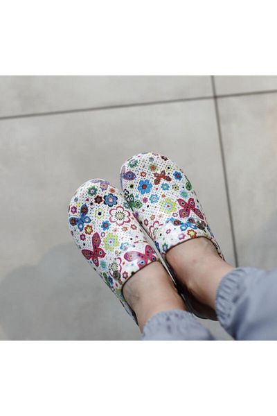 Dr. Mitra Butterfly Patterned Airmax Sabo Slippers