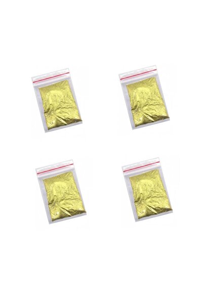 ARCAN Toz Sim 4 Lü Set ( 4 X 10 Gr ) Altın Sarı Renk Toplam 40 Gr - Parlak Si...