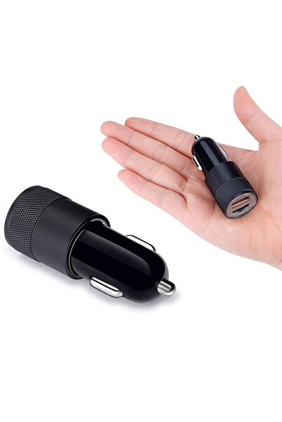 MEZİGARC Fiat Egea Sedan Fire Oto Çakmaklık Şarj Cihazı Çift Usb Girişli Araç Şarz Aleti Soketi